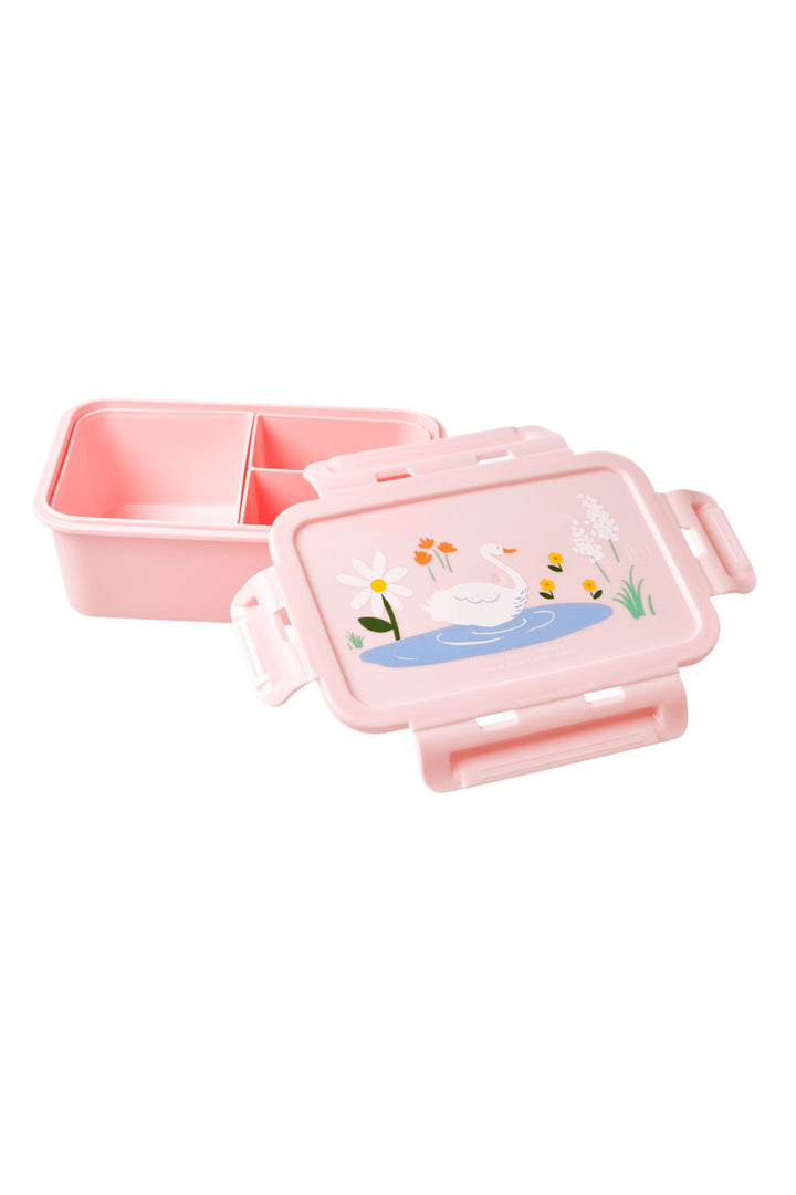 Swan Lunch Box with 3 Inserts