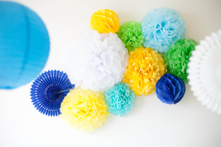 Snowflake Fan (30cm), Partyware, 3littlepicks - 3LittlePicks