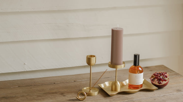 Wave Brass Tray