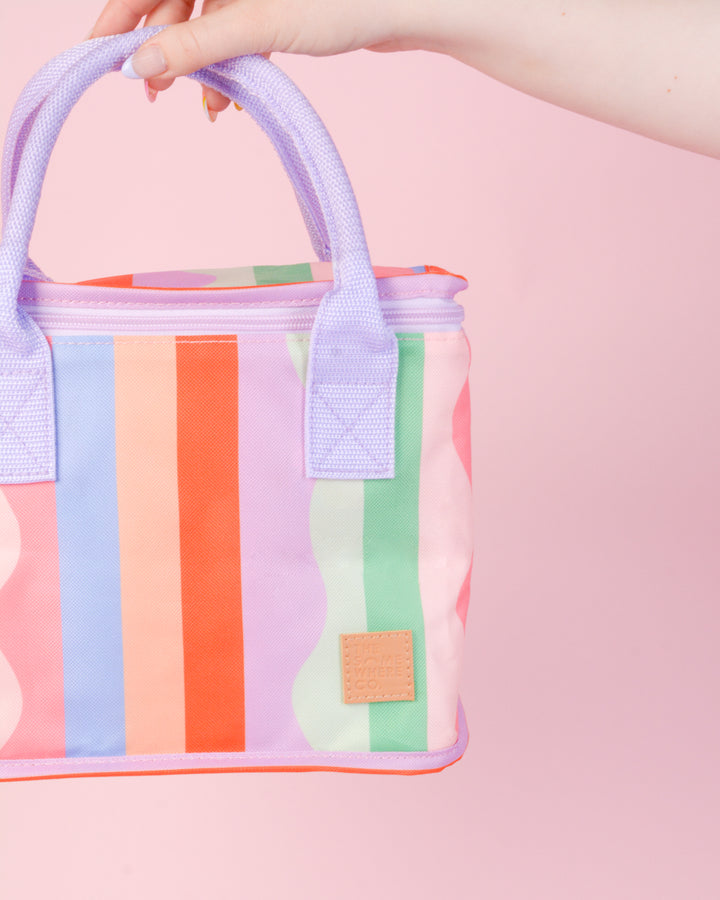 Poolside Soiree Lunch Bag with Canvas Handle