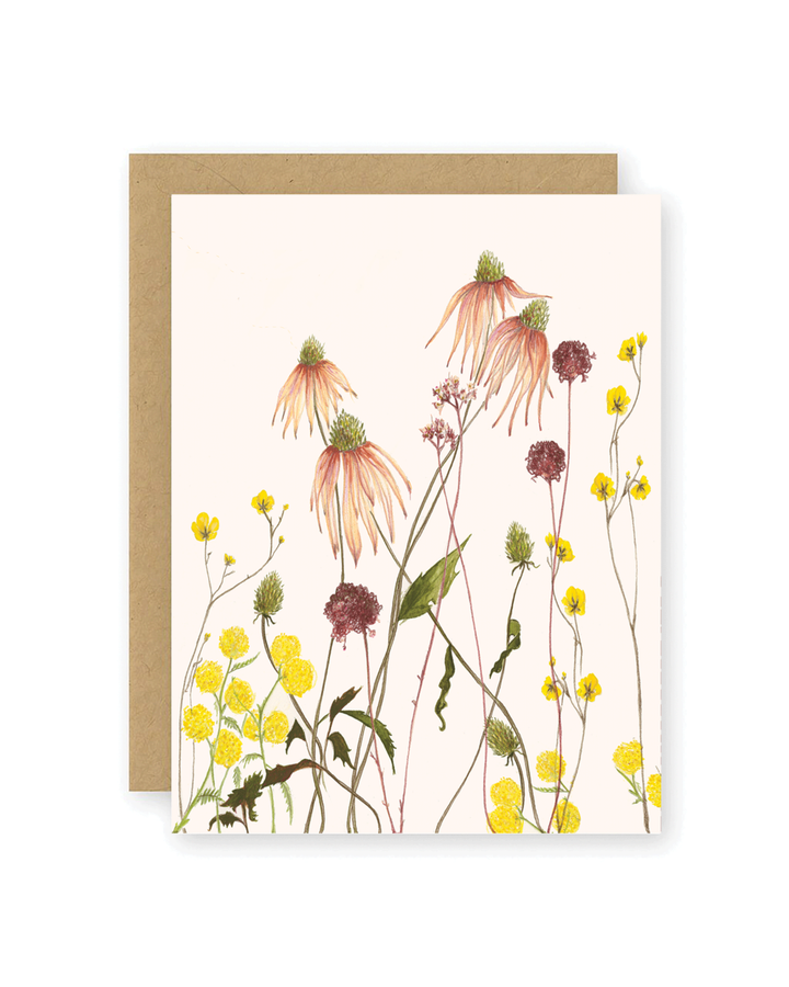 Garden Flowers Notecard