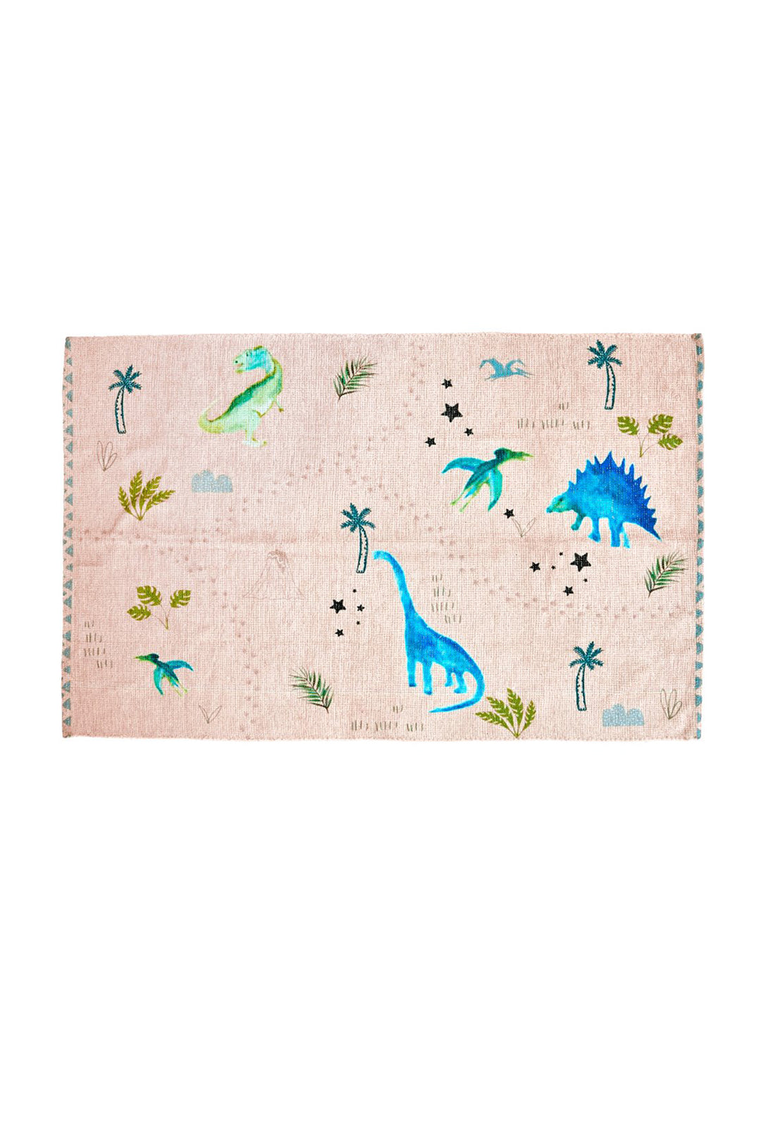 Dinosaurs Print Chenile Carpet