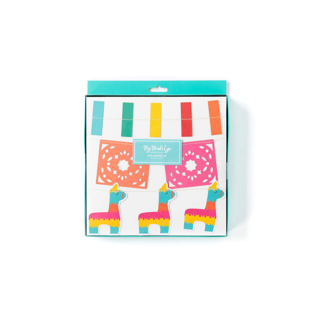 Fiesta Mini Banner Set, Partyware, My Mind's Eye - 3LittlePicks