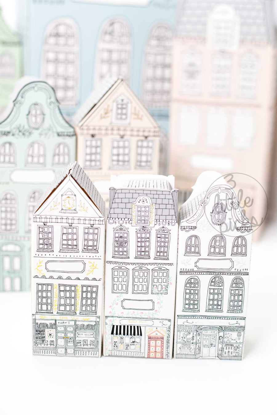 GFM Small Houses, Toy, GF+M Child - 3LittlePicks