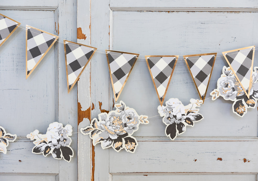 Gingham Farm Pennant Banner