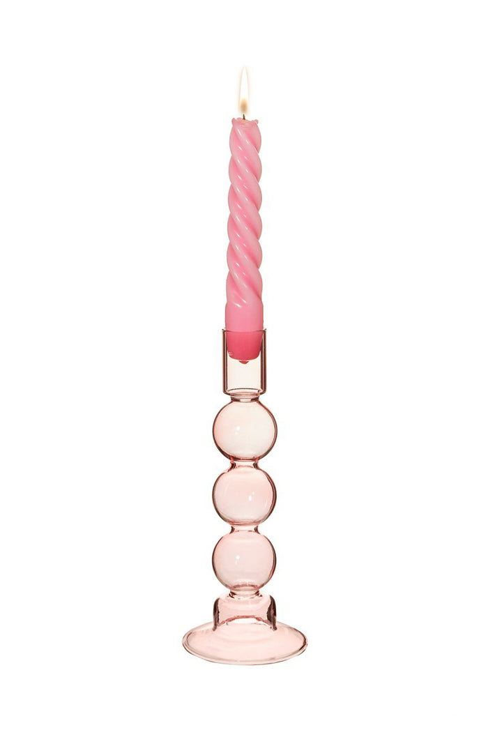 Bubble Candleholder Pink