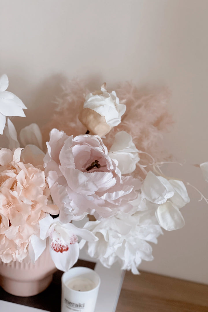 Blushing Elegance in the Pot (1 sided)