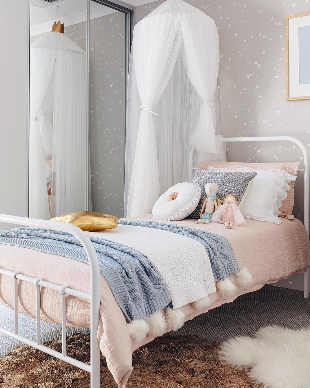 PRE-ORDER: White Dreamy Canopy, Decor, Spinkie - 3LittlePicks