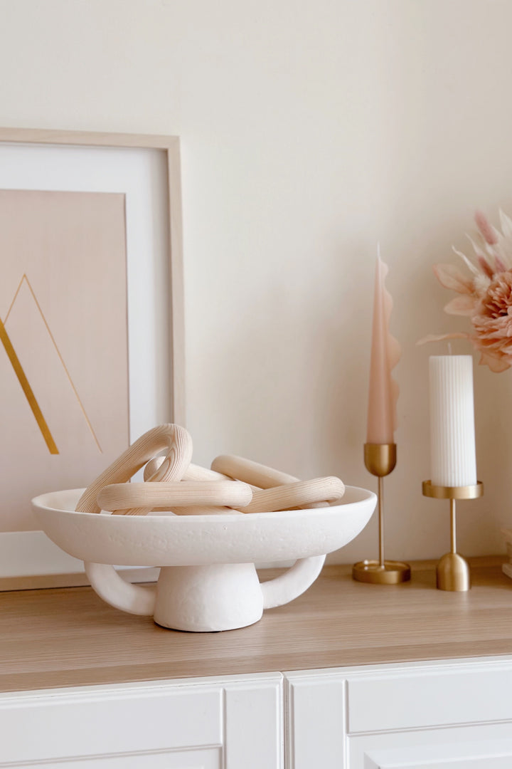 Raw Pedestal Tray