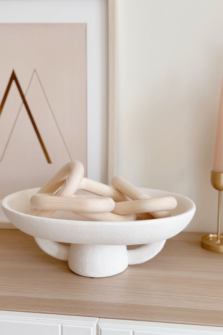 Raw Pedestal Tray