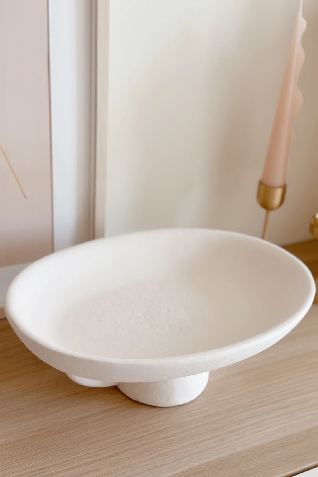 Raw Pedestal Tray