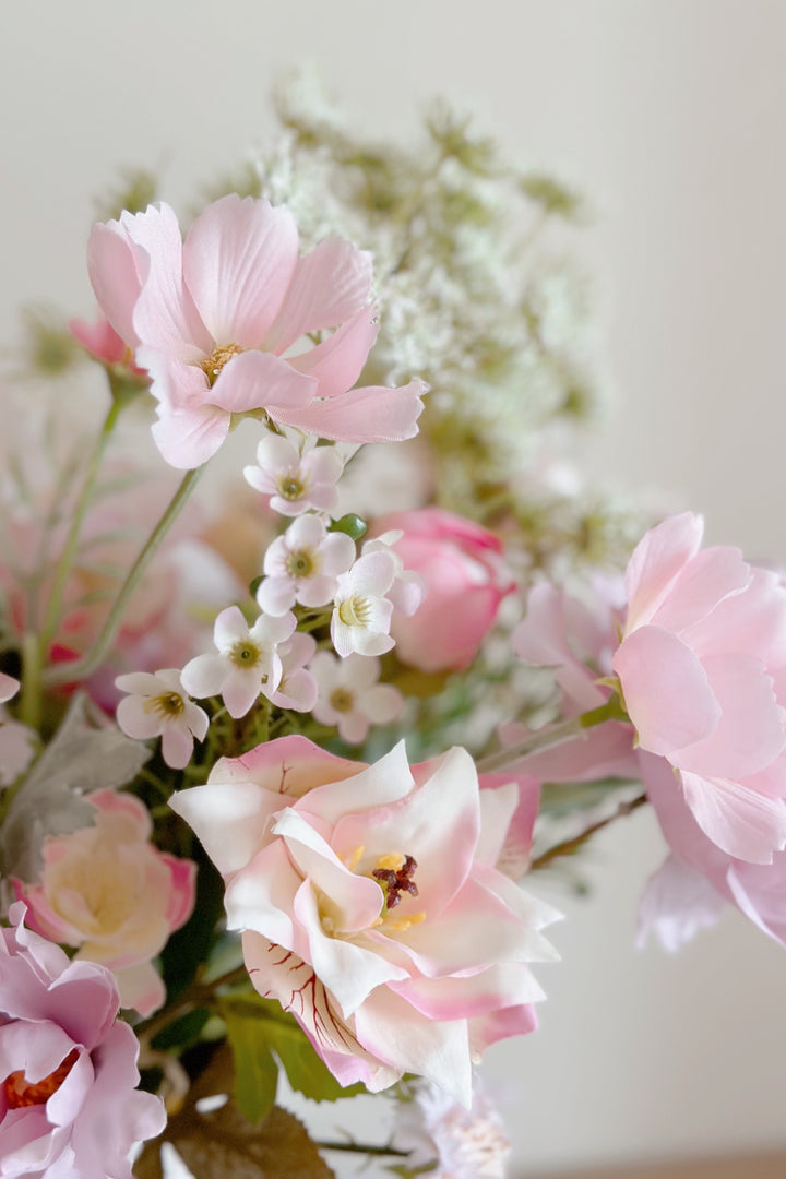 Dreamy Pink Garden in a Pot  (2 sided)