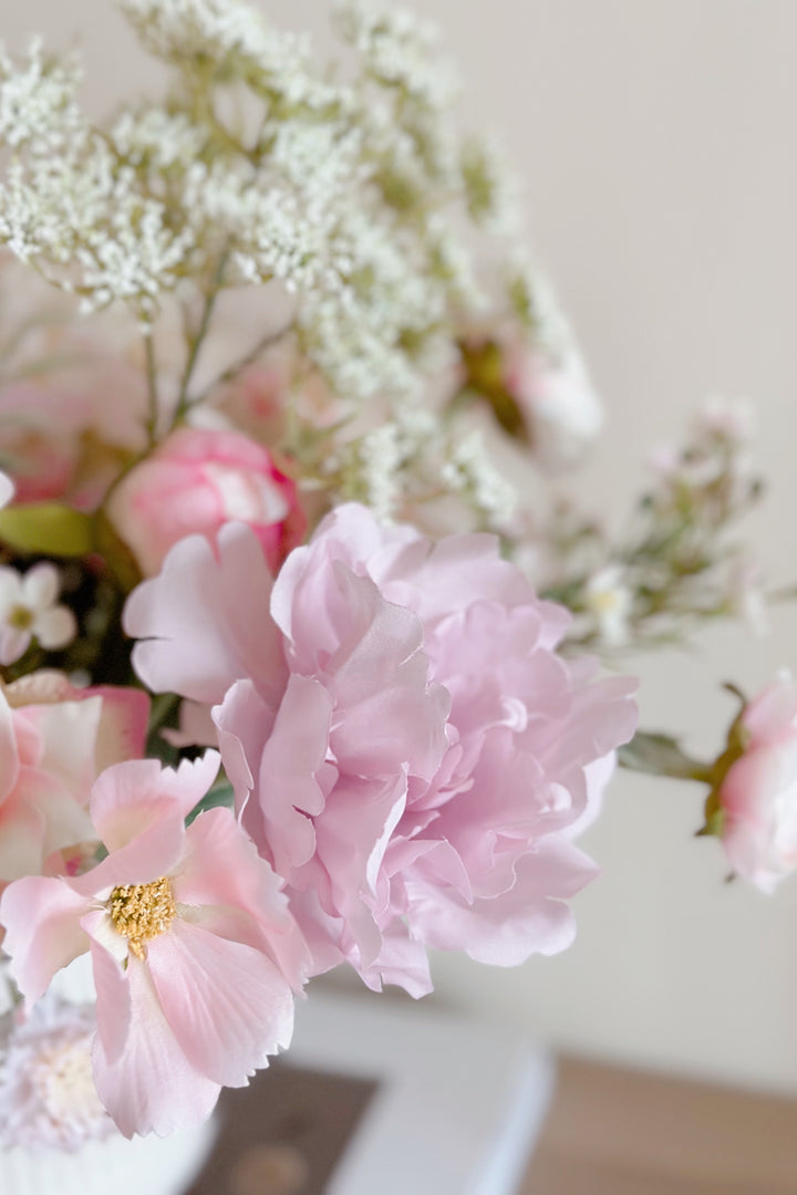 Dreamy Pink Garden in a Pot  (2 sided)