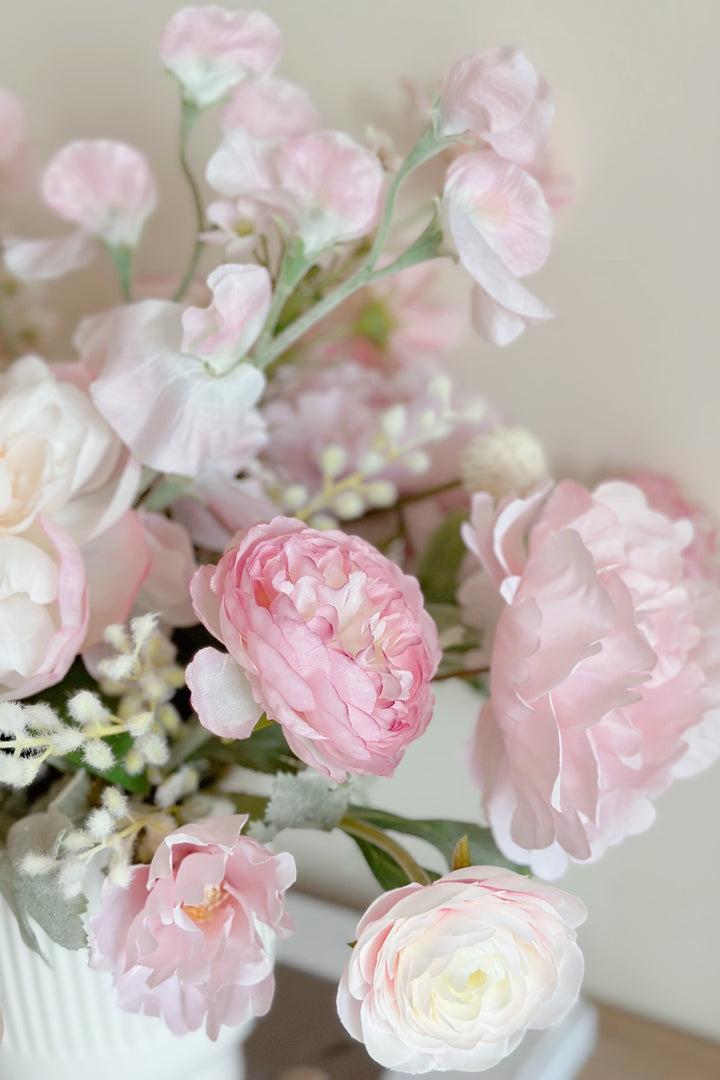 Dreamy Pink Garden in a Pot  (2 sided)