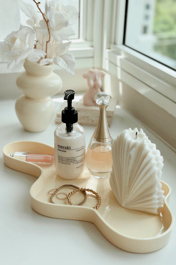 Irregular Cream Cloud Tray