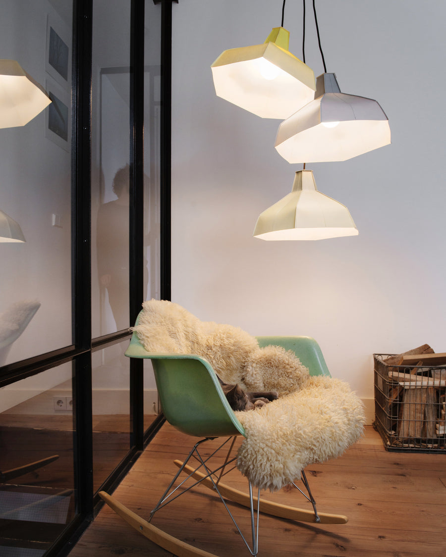 Pastel Grey Lampshade, Lighting, Tiny Miracles - 3LittlePicks