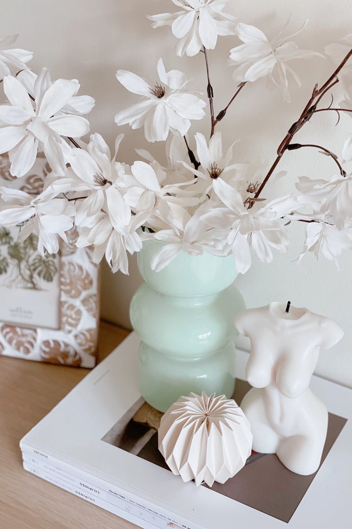 Sweet Mint Glass Vase