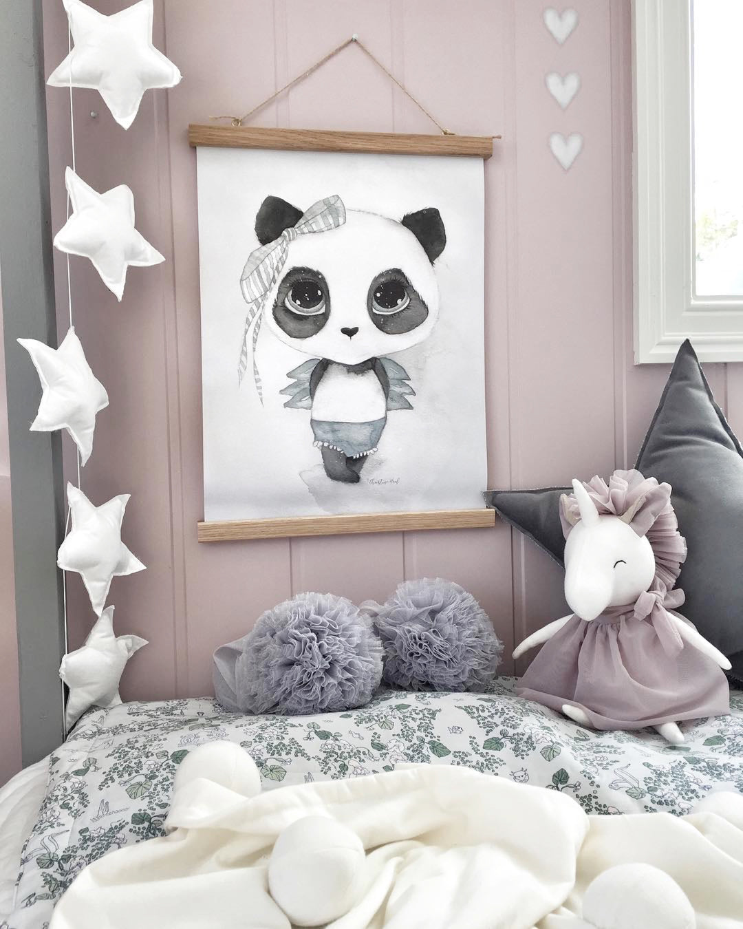 Panda Signe, Decor, By Christine Hoel - 3LittlePicks