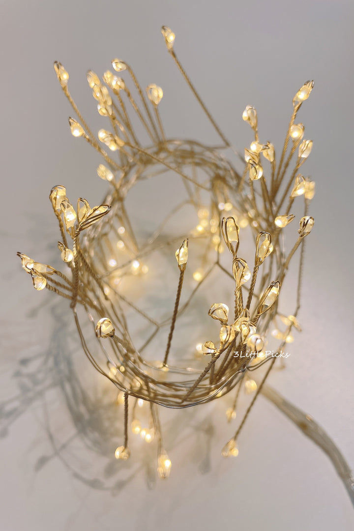 Sparkly Cluster Garland LED Light