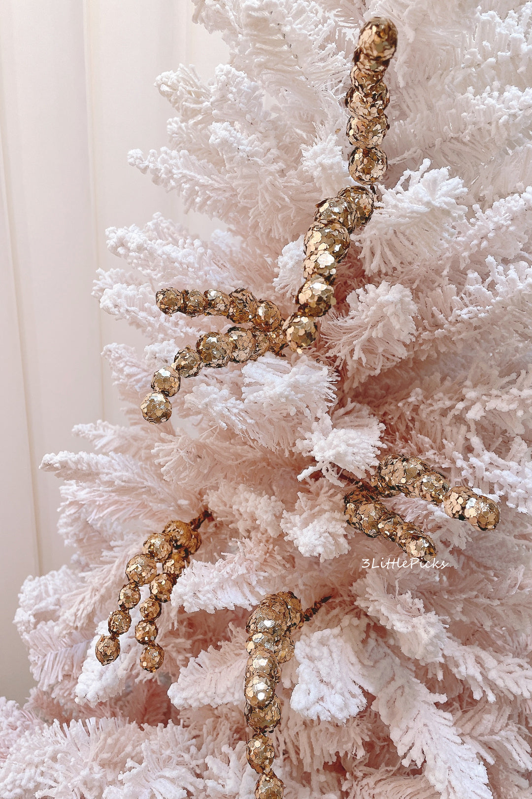 Sparkling Champagne Gold Branches (Set of 5)