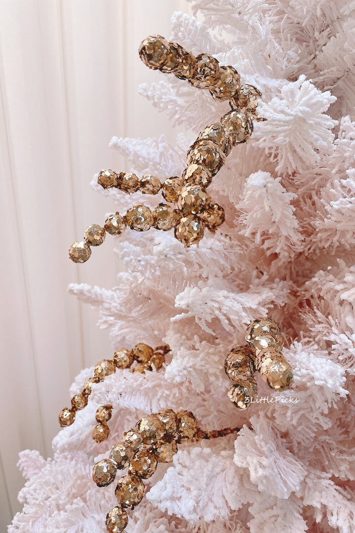 Sparkling Champagne Gold Branches (Set of 5)