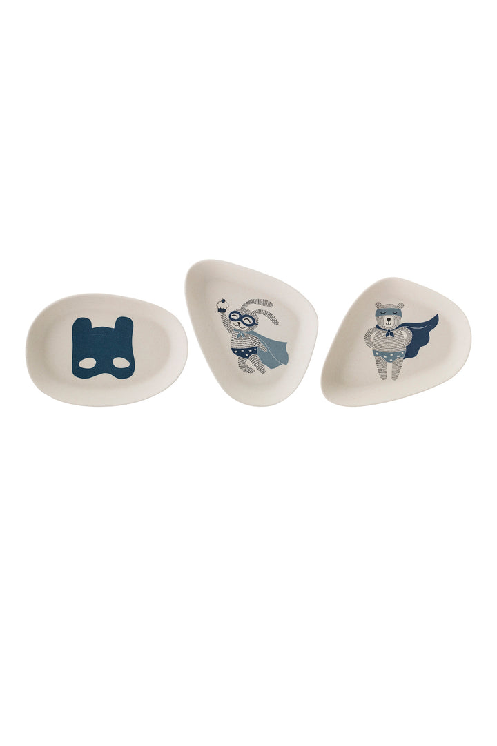 Superhero Bamboo Plates, Dining, Bloomingville - 3LittlePicks