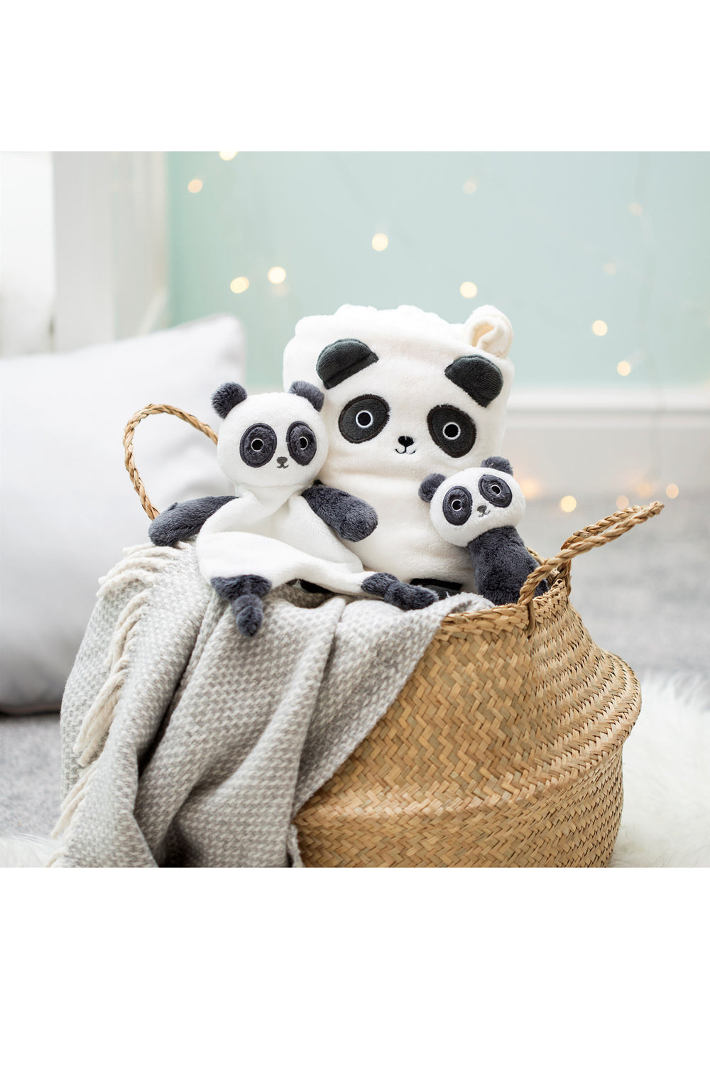 Panda Baby Comforter, Cushion, Sass & Belle - 3LittlePicks