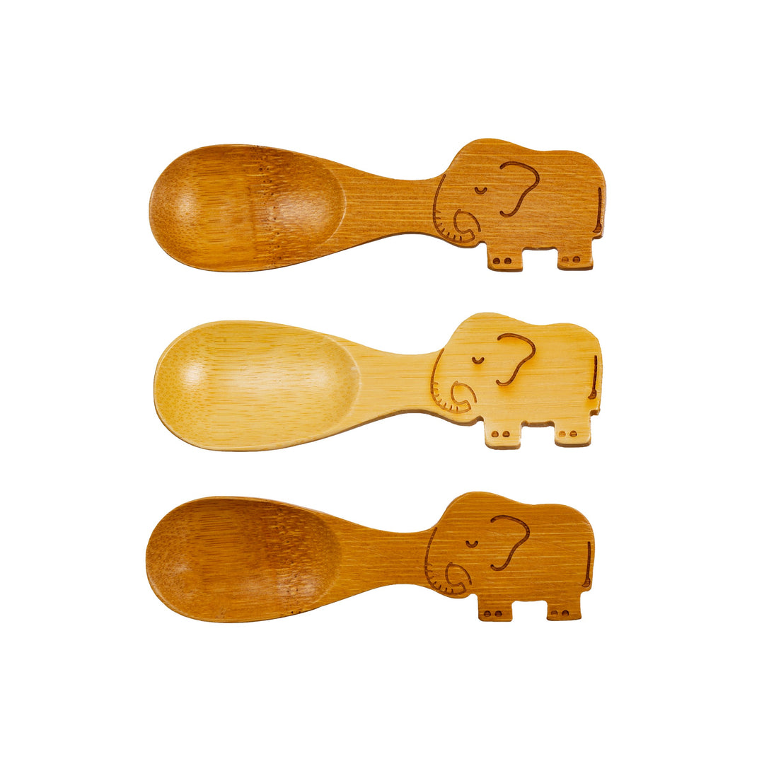 Elephant Bamboo Spoons