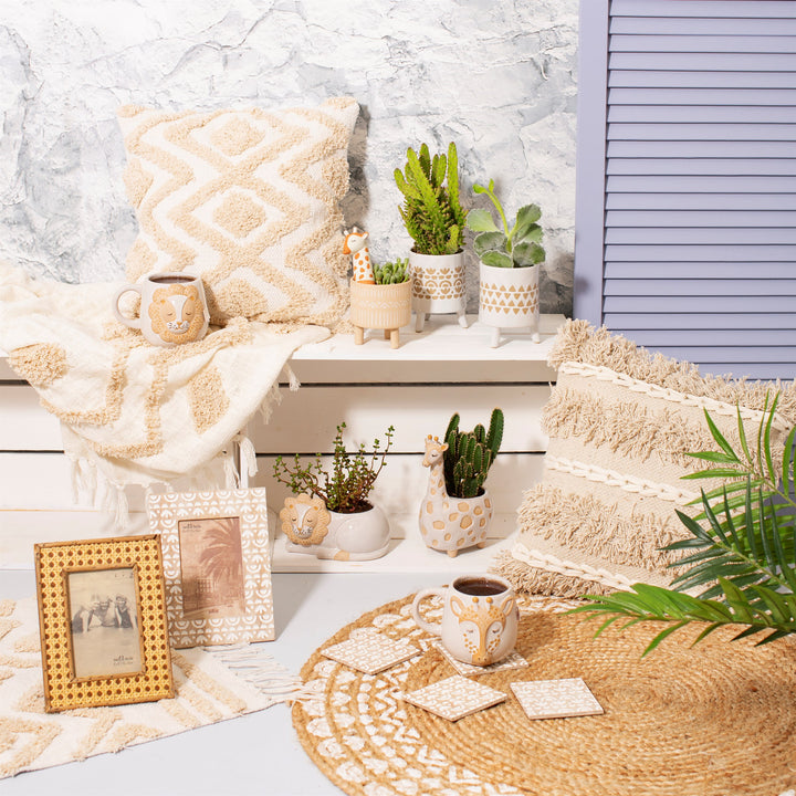Ibiza Modern White Jute Rug, Cushion, Sass & Belle - 3LittlePicks