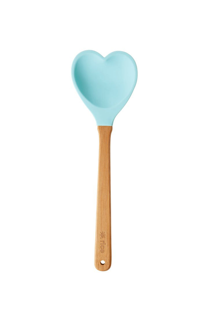 Pastel Heart Silicone Spoon