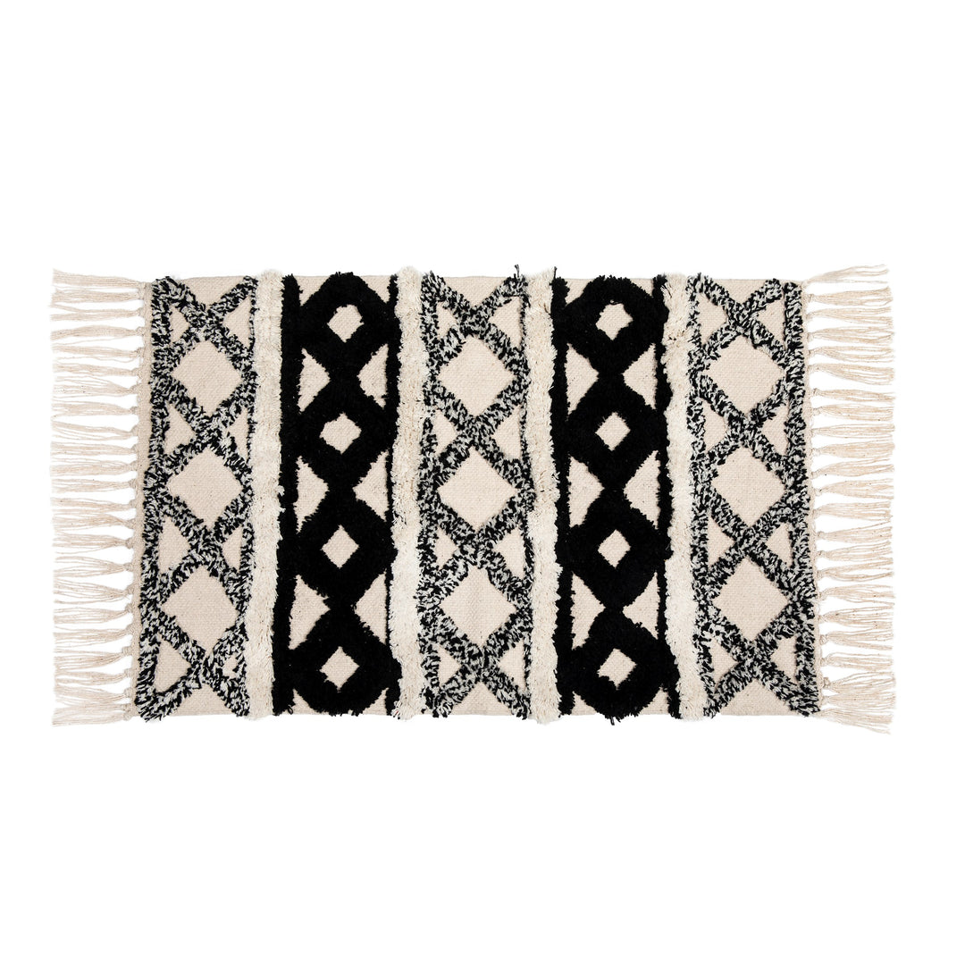 Scandi Boho White Tassel Rug, Textile, Sass & Belle - 3LittlePicks