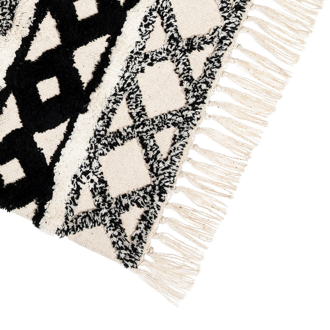 Scandi Boho White Tassel Rug, Textile, Sass & Belle - 3LittlePicks
