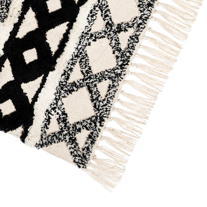 Scandi Boho White Tassel Rug, Textile, Sass & Belle - 3LittlePicks