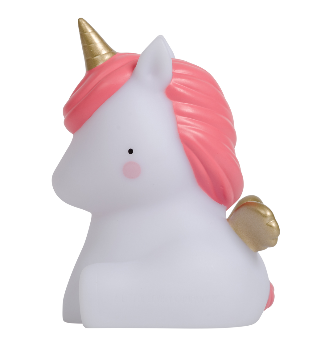 Little Golden Horn Unicorn Light, Lighting, A Little Lovely Company - 3LittlePicks