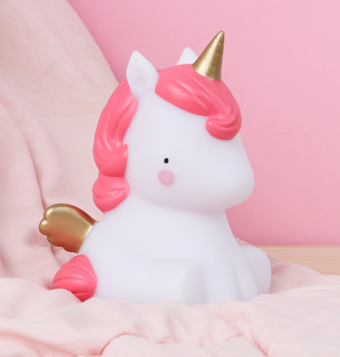 Little Golden Horn Unicorn Light, Lighting, A Little Lovely Company - 3LittlePicks