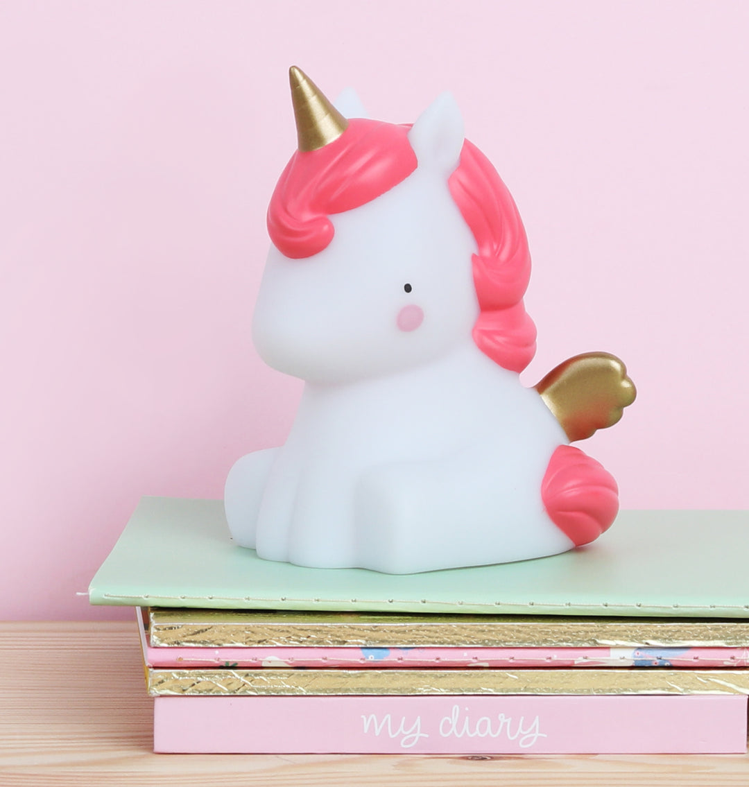 Little Golden Horn Unicorn Light, Lighting, A Little Lovely Company - 3LittlePicks