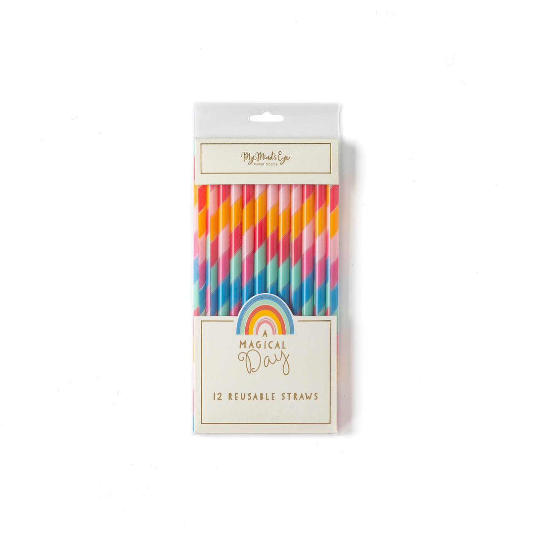 Magical Rainbow Reusable Straw