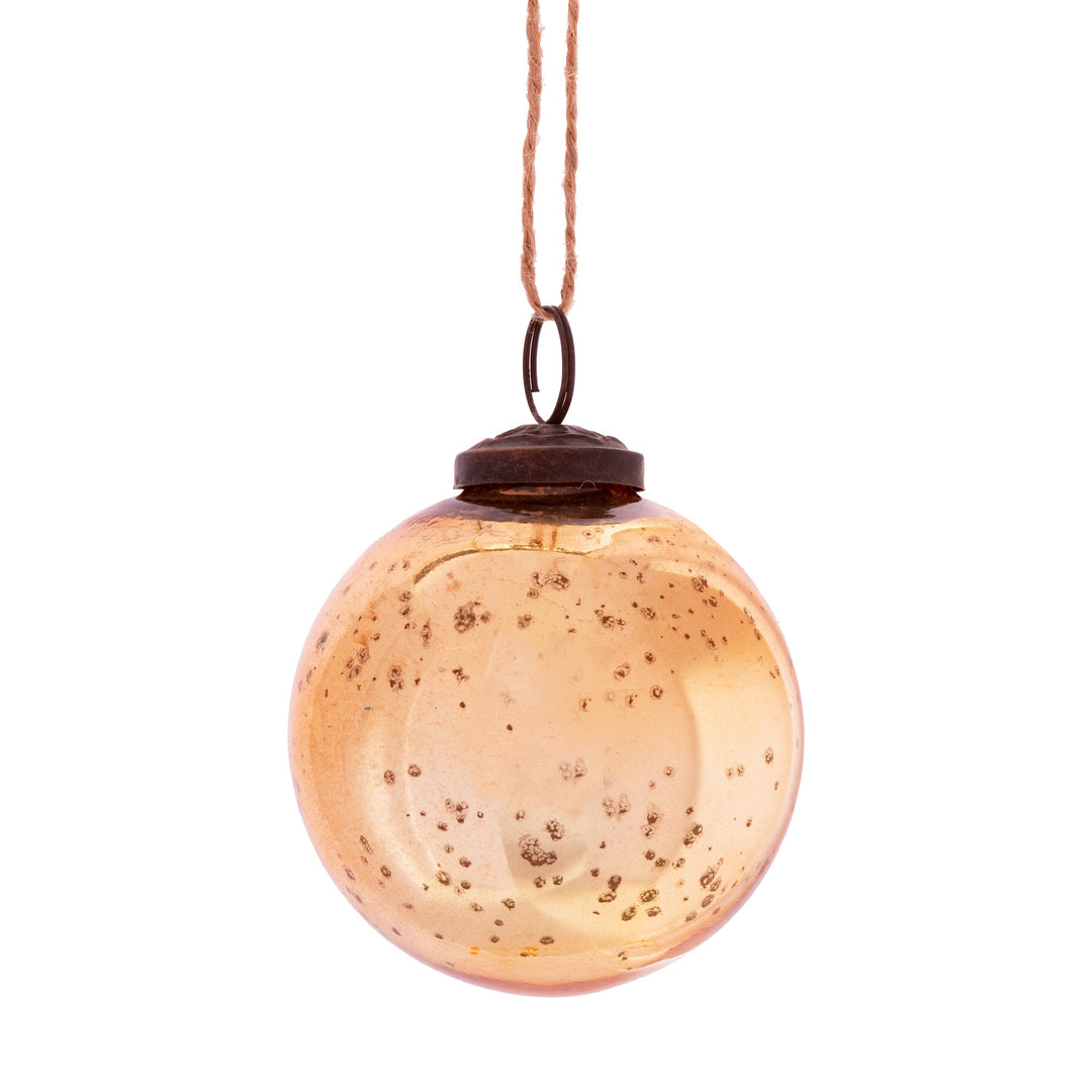 Golden Vintage Glass Bauble