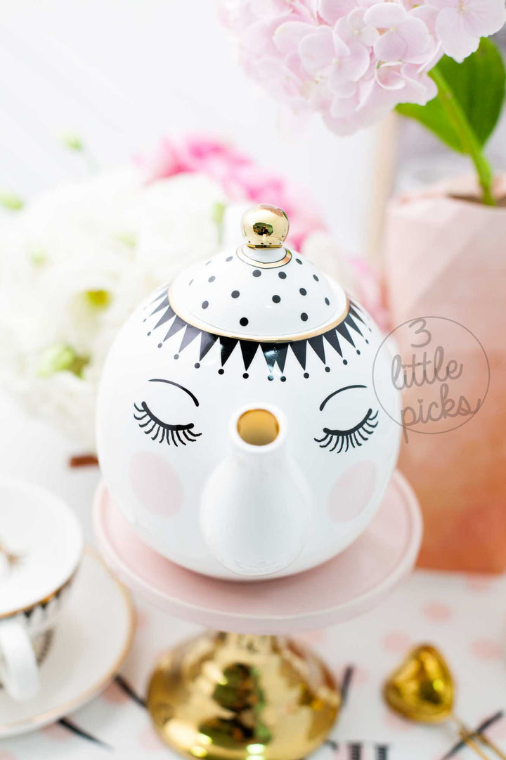 Eyes and Dots Teapot, Drinkware, Miss Etoile - 3LittlePicks