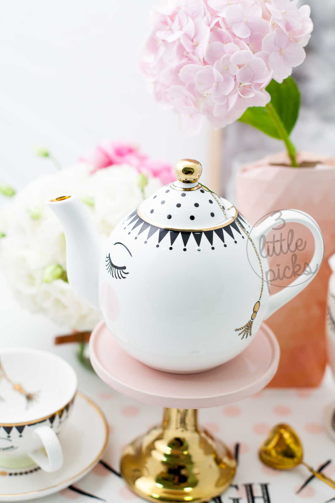 Eyes and Dots Teapot, Drinkware, Miss Etoile - 3LittlePicks