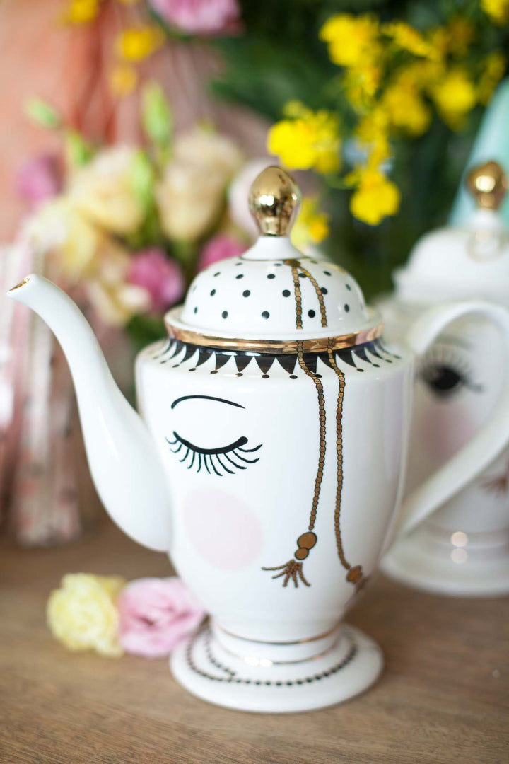 Pretty Eyes Teapot, Drinkware, Miss Etoile - 3LittlePicks