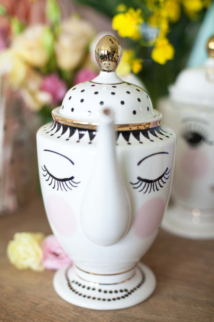 Pretty Eyes Teapot, Drinkware, Miss Etoile - 3LittlePicks