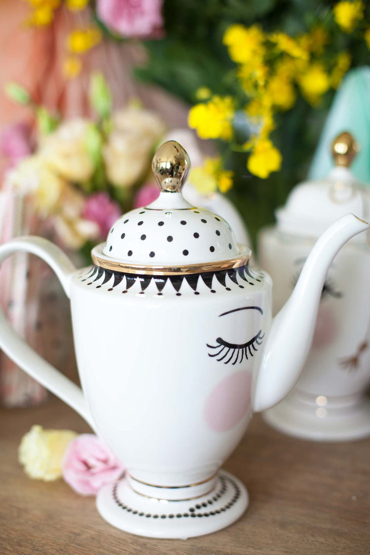 Pretty Eyes Teapot, Drinkware, Miss Etoile - 3LittlePicks
