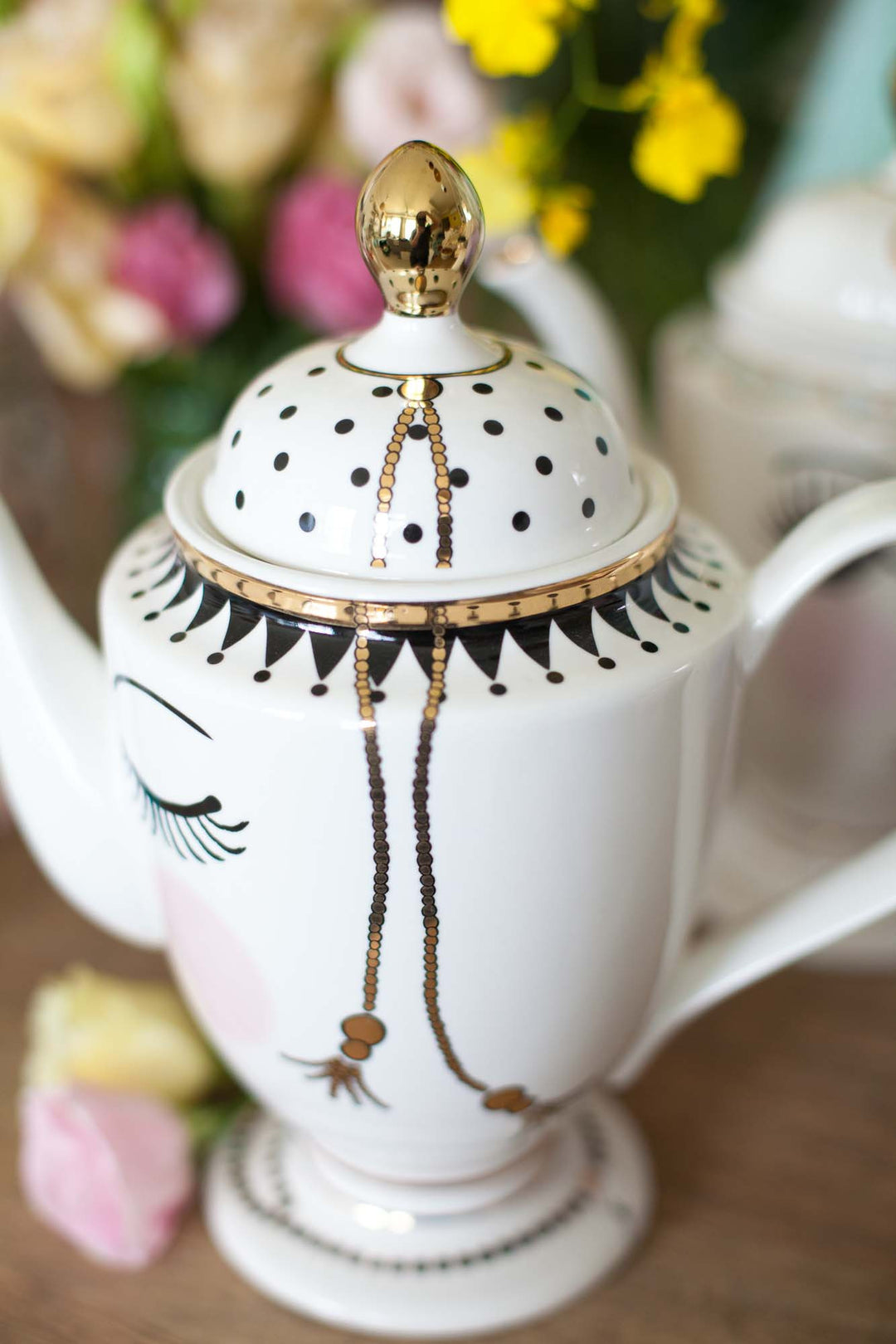 Pretty Eyes Teapot, Drinkware, Miss Etoile - 3LittlePicks