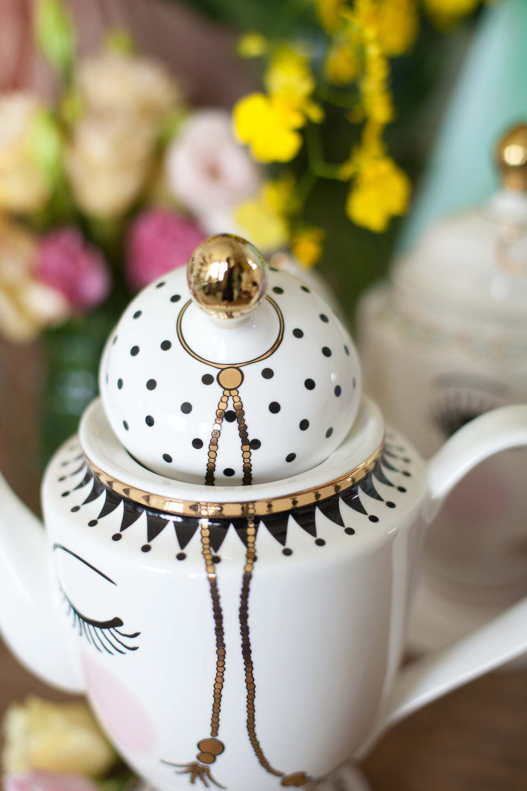 Pretty Eyes Teapot, Drinkware, Miss Etoile - 3LittlePicks