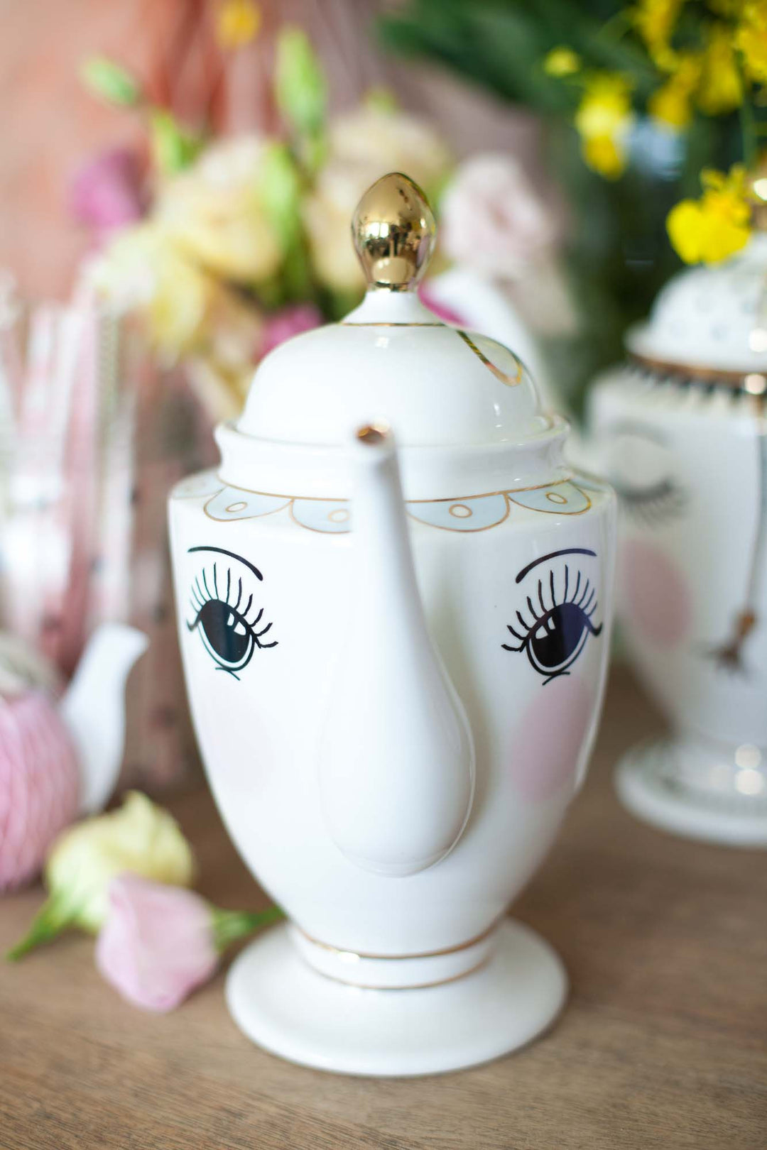 Pretty Eyes Teapot, Drinkware, Miss Etoile - 3LittlePicks