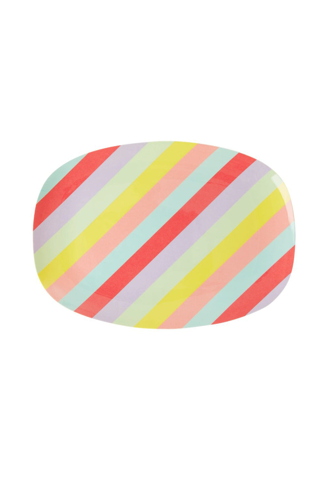 Summer Rush Small Rectangular Melamine Plate