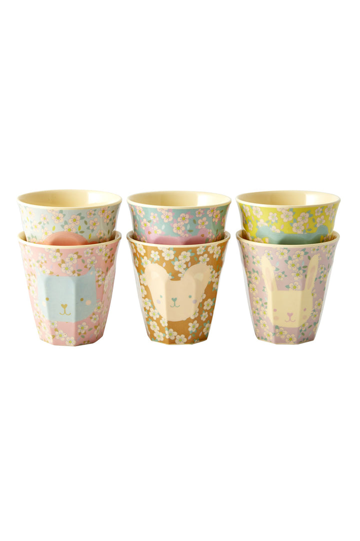 Pastel Animal Melamine Cups, Drinkware, RICE - 3LittlePicks