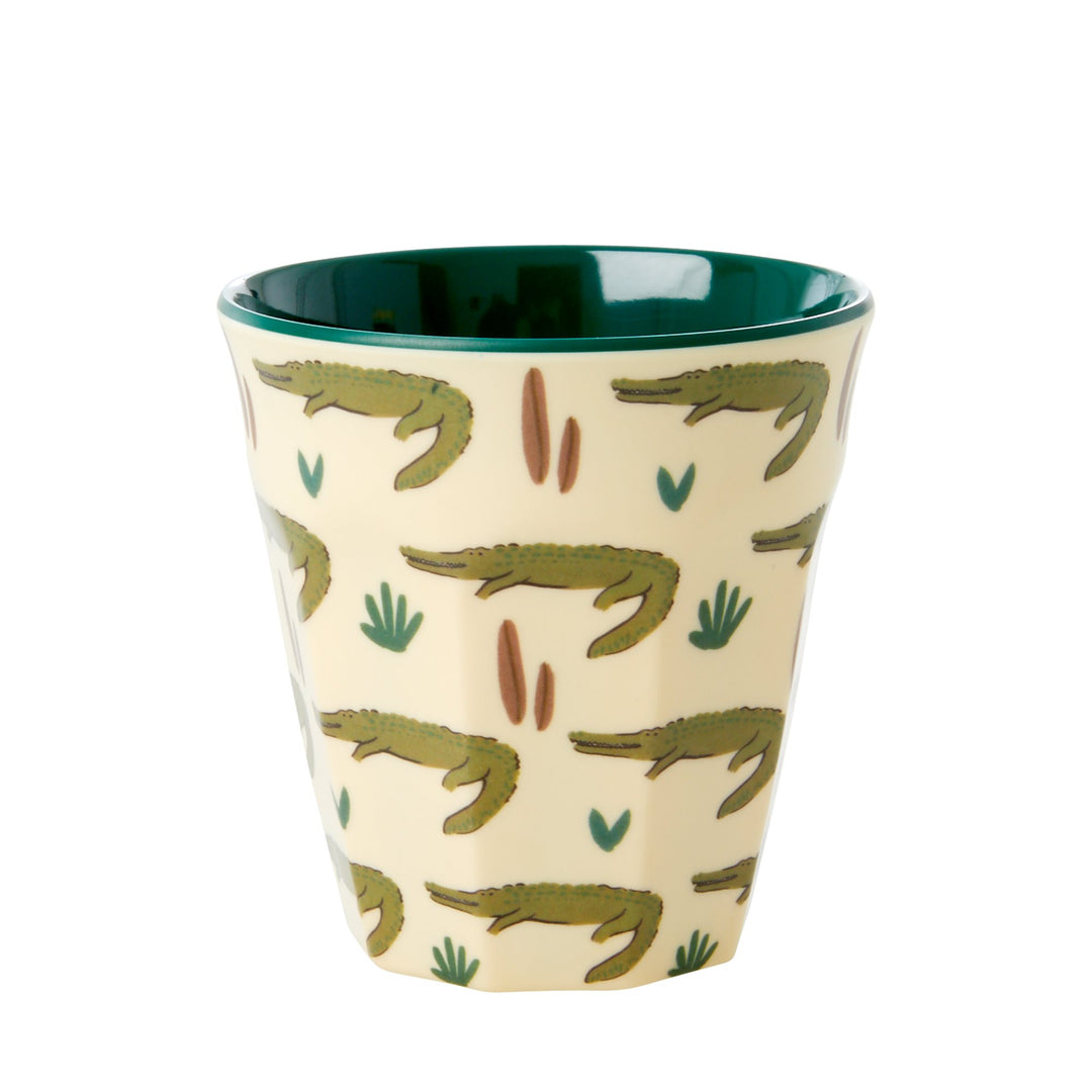 Jungle Print Melamine Kids Cups Blue