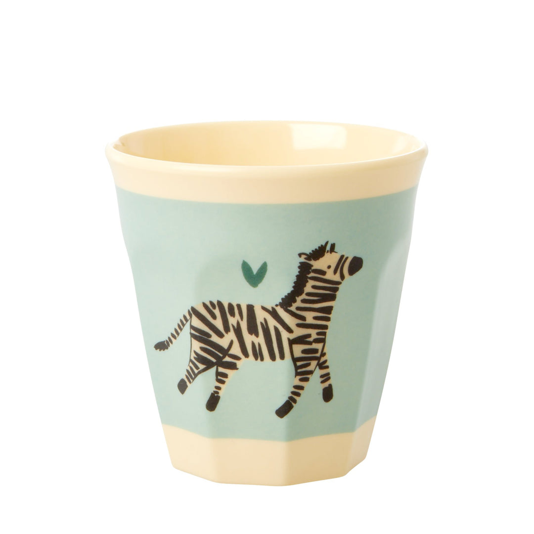 Jungle Print Melamine Kids Cups Blue